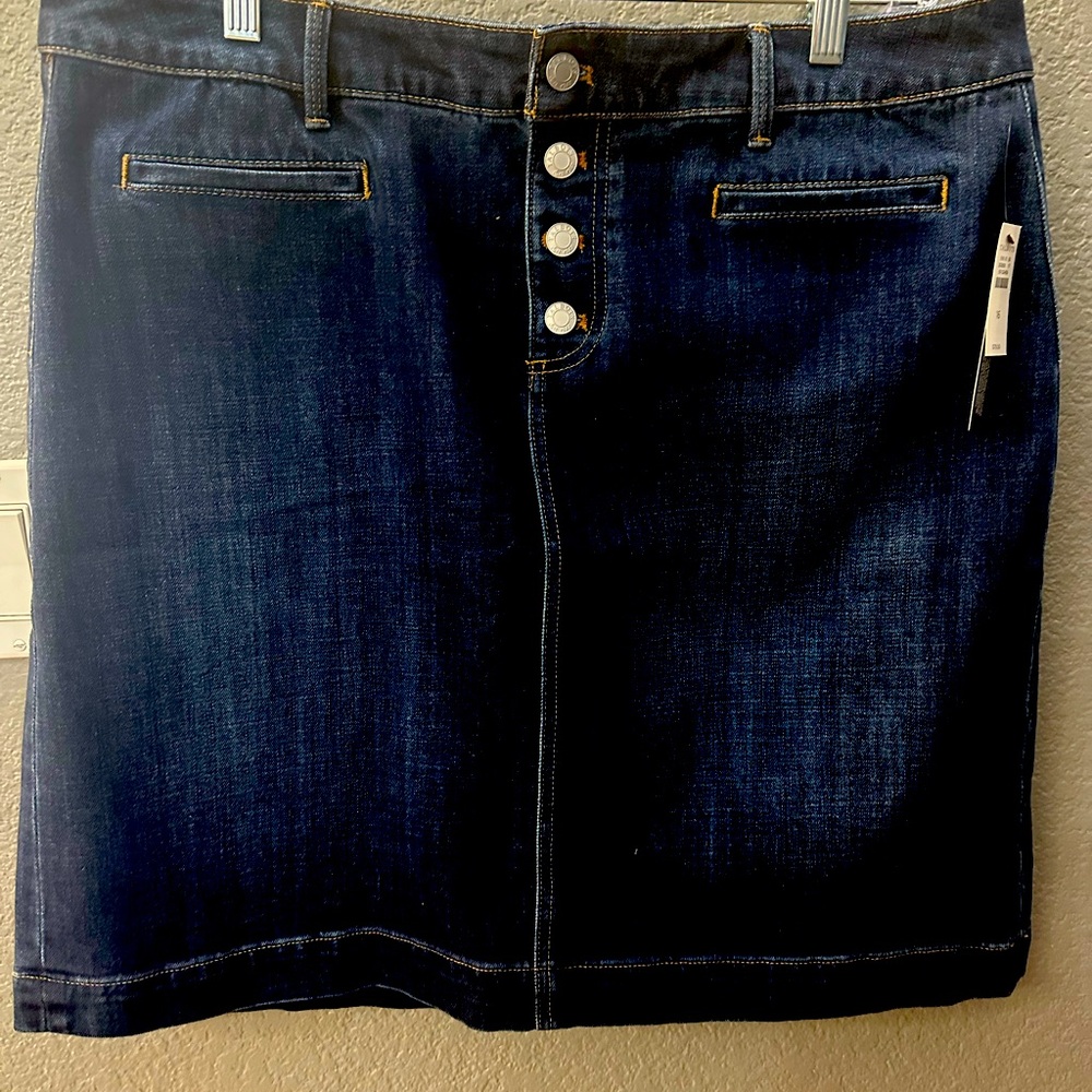 Talbots Denim Skirt (Size 16) NWT